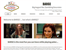 Tablet Screenshot of barge.org